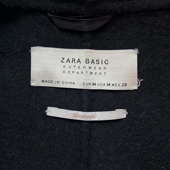 Zara Structured Vest/Coat- Handmade - M - Picture 5 of 9